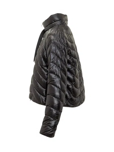 Herno Quilted Down Puffer Jacket In Nero