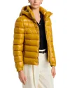 Herno Quilted Down Puffer Jacket In Yellow