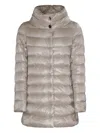 Herno Quilted Down-filled Down Coat In Neutral