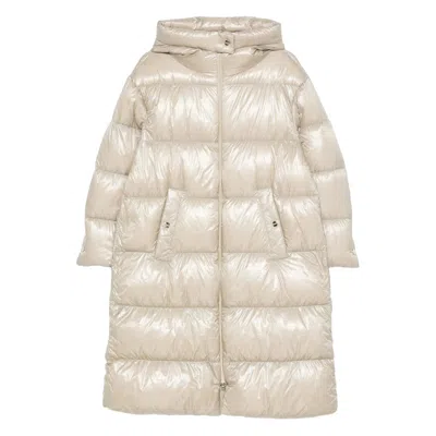 Herno Quilted Down-filled Down Parka In Neutral