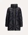 Herno Quilted Drawstring Down Jacket In Black