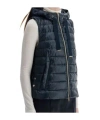 Herno Vest In Nylon Ultralight And Monogram Lurex In Black