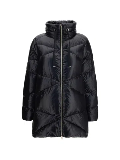 HERNO QUILTED DRAWSTRING-HOOD JACKET