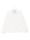 Herno Quilted Flap-pocket Jacket In White