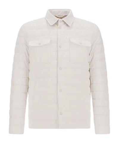 HERNO QUILTED FLAP-POCKET JACKET