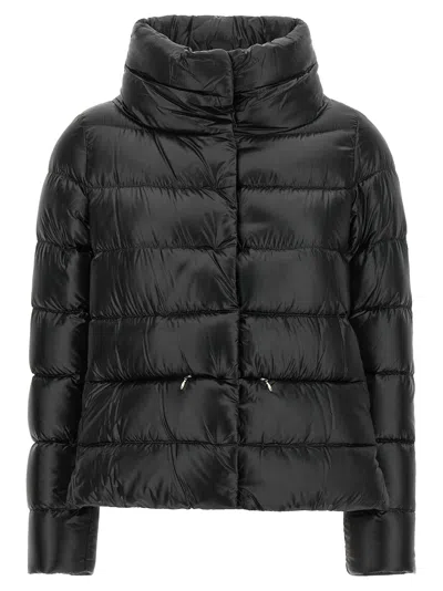 Herno Quilted Goose Down Down Jacket In Black