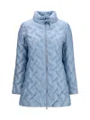Herno Quilted Goose Down Down Jacket In Blue