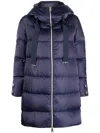 Herno Quilted Goose Down Down Jacket In Blue