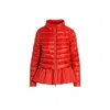 Herno Multicolor Polyamide Full-length Jacket In Red