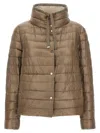 Herno Quilted Goose Down Down Jacket In Yellow