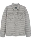 Herno Quilted Jacket In Gray
