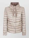Herno Quilted High Collar Drawstring Jacket