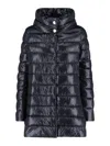 Herno Quilted Coat In Black