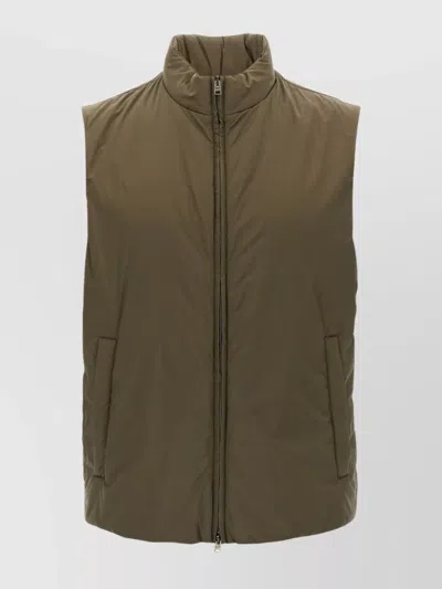 Herno Quilted High Collar Sleeveless Vest