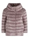 Herno Sofia Down Jacket In Brown