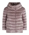 Herno Sofia Down Jacket In Gray