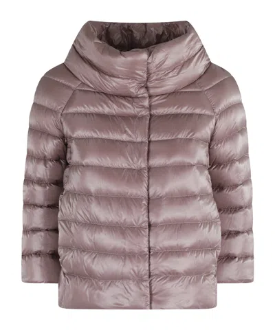 HERNO QUILTED HIGH-NECK JACKET