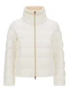 Herno Quilted High-neck Jacket In Neutral