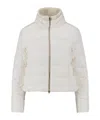 Herno Quilted High-neck Jacket In White
