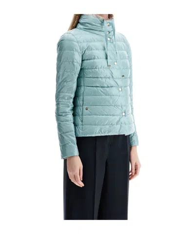 HERNO HERNO QUILTED HIGH-NECK REVERSIBLE COAT