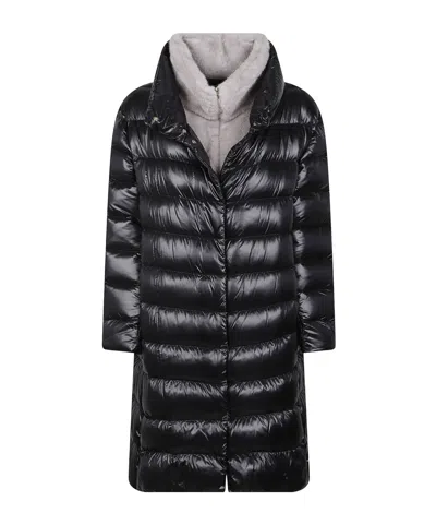 HERNO QUILTED HIGH-NECK DOWN JACKET