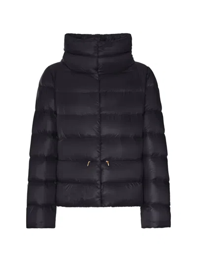 HERNO QUILTED HIGH-NECK JACKET