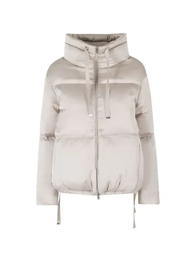 HERNO QUILTED HIGH-NECK JACKET