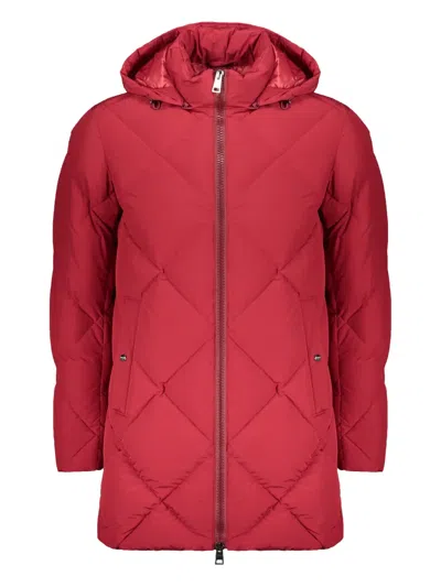 HERNO QUILTED HOODED COAT