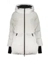 Herno Modern White Puffer Jacket With Hood And Zip In White