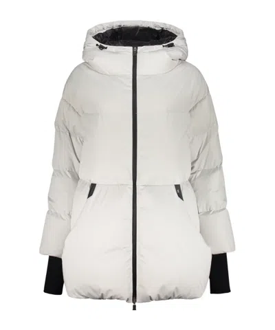 HERNO QUILTED HOODED DOWN COAT