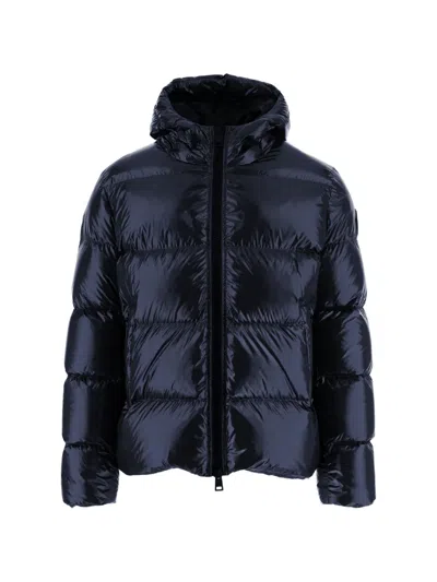 HERNO QUILTED HOODED DOWN JACKET