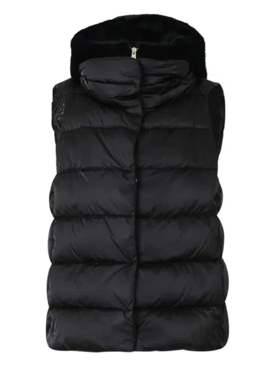 HERNO QUILTED HOODED GILET