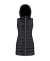 Herno Quilted Hooded Gilet In Black