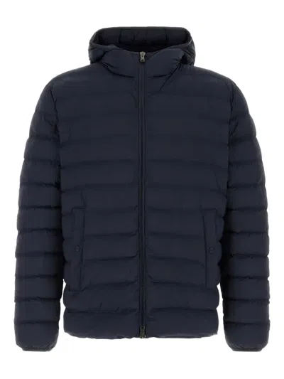 HERNO QUILTED HOODED JACKET