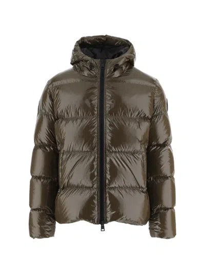 HERNO QUILTED HOODED JACKET