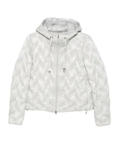 HERNO QUILTED HOODED JACKET