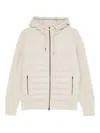 Herno Quilted Hooded Jacket In Neutral