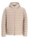 Herno Quilted Hooded Jacket In Brown