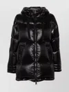 Herno Drawstring Hooded Jacket In Black