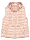 Herno Padded Vest In Pink