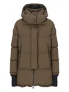 Herno Quilted Down Jacket With Hood And Vents In Brown