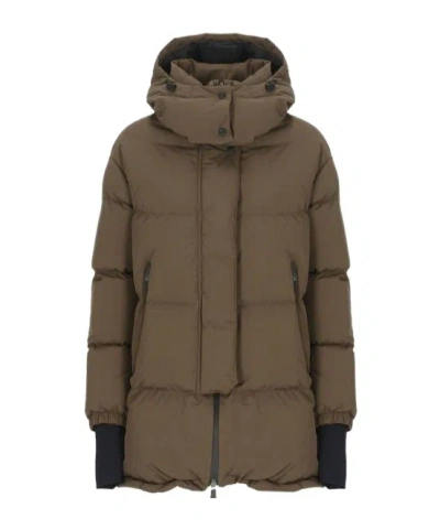 HERNO QUILTED HOODED PUFFER JACKET