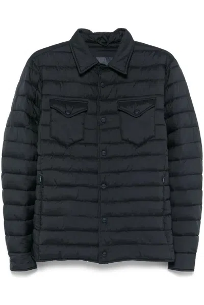Herno Quilted Jacket In Blue