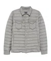 Herno Quilted Jacket In Gray