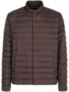 Herno Quilted Jacket In Brown