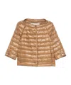 Herno Quilted Jacket In Brown