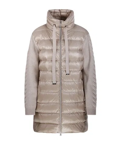Herno Quilted Jacket In Brown