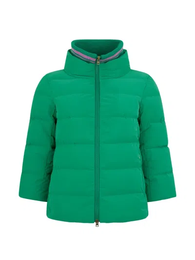 Herno Quilted Jacket In Green