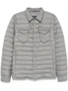 Herno Quilted Jacket In Gray
