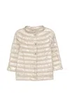 Herno Quilted Jacket In Neutral
